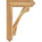 Ekena Millwork Legacy Arts and Crafts Rough Sawn Bracket w/ Offset Brace, Western Red Cedar, 8"W x 28"D x 40"H BKT0806X28X40LEC03RWR - alternate 3
